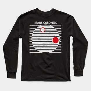 Total Recall Mars Colonies Long Sleeve T-Shirt